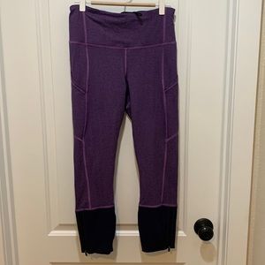 Lululemon Rebel Runners in purple herringbone